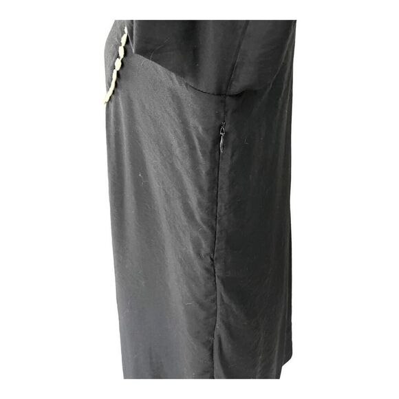 RSVP Women's Sheath Dress with Pom Pom Trim in Black  size 14 - Picture 7 of 10